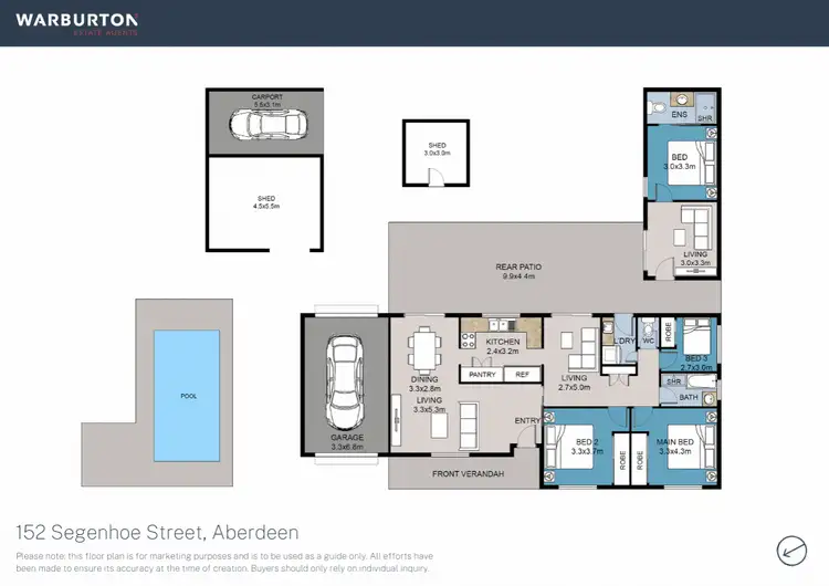 Floorplan of Homely house listing, 152 Segenhoe Street, Aberdeen NSW 2336