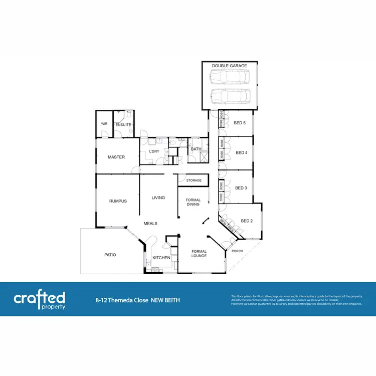 Floorplan of Homely rural property listing, 8 Themeda Close, New Beith QLD 4124