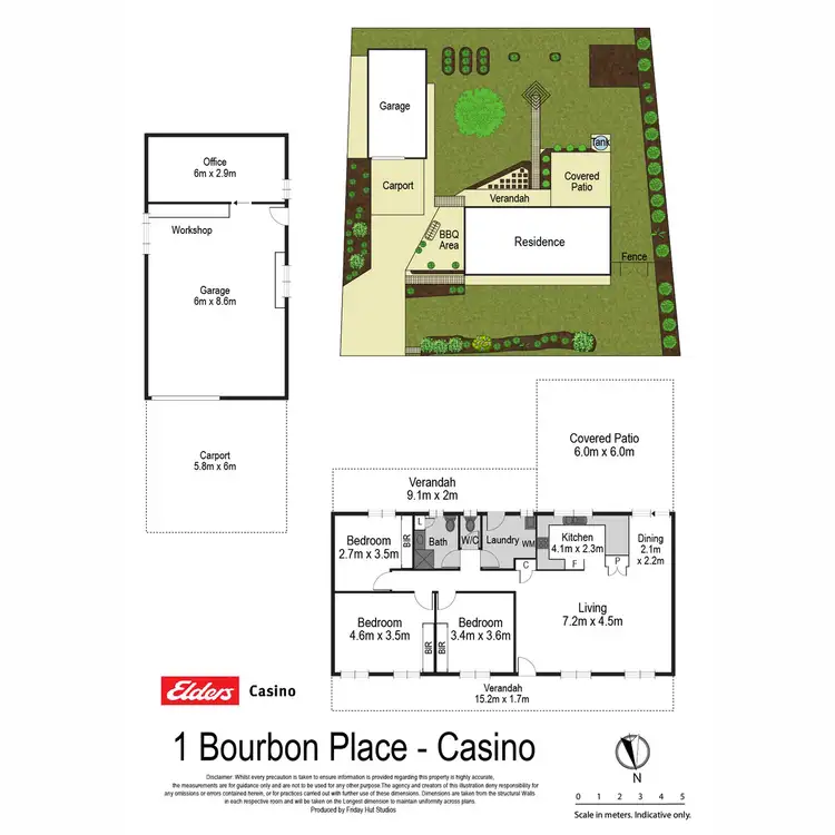 Floorplan of Homely house listing, 1 Bourbon Place, Casino NSW 2470