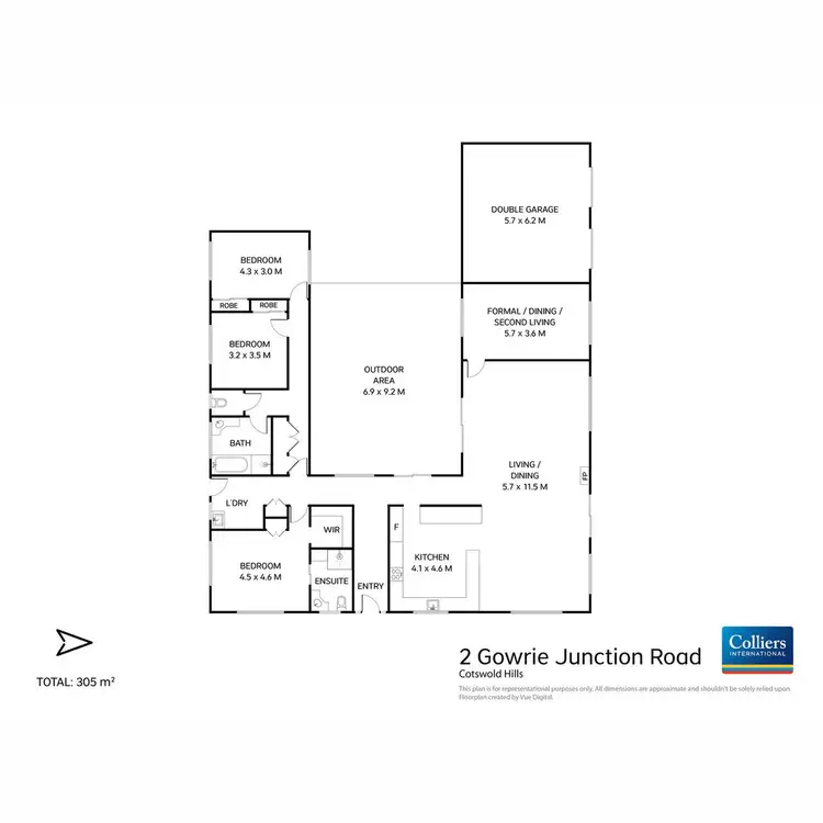 Floorplan of Homely house listing, 2 Gowrie Junction Road, Cotswold Hills QLD 4350