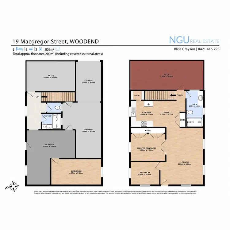 Floorplan of Homely house listing, 19 Macgregor Street, Woodend QLD 4305