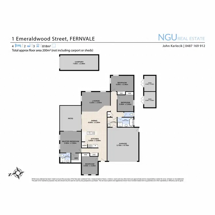 Floorplan of Homely house listing, 1 Emeraldwood Street, Fernvale QLD 4306