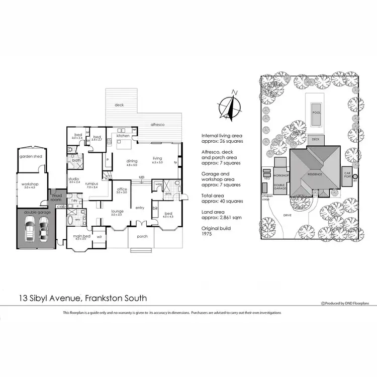 Floorplan of Homely house listing, 13 Sibyl Avenue, Frankston South VIC 3199