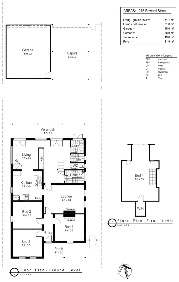 Floorplan of Homely house listing, 275 Edward Street, Wagga Wagga NSW 2650