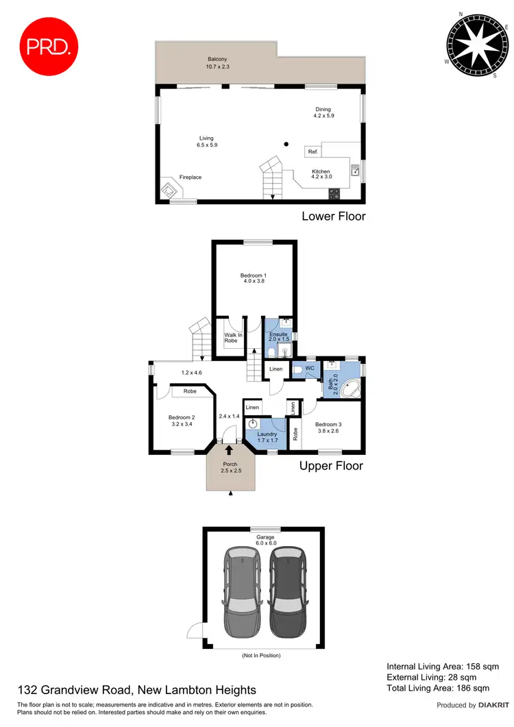 Floorplan of Homely house listing, 132 Grandview Road, New Lambton Heights NSW 2305