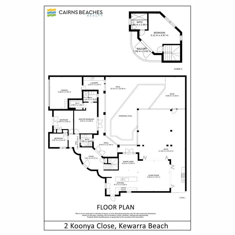 Floorplan of Homely house listing, 2 Koonya Close, Kewarra Beach QLD 4879