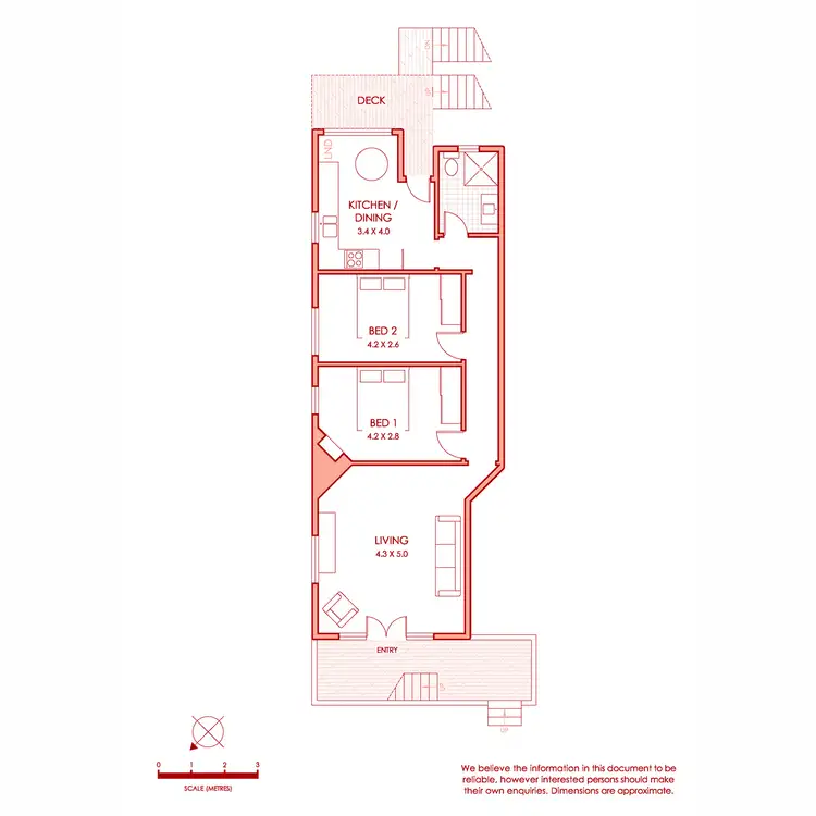 Floorplan of Homely apartment listing, 3/319 Victoria Place, Drummoyne NSW 2047