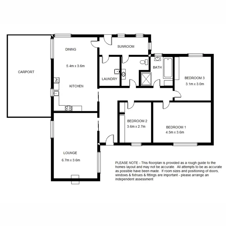 Floorplan of Homely house listing, 9 Mellor Street, Port Augusta West SA 5700