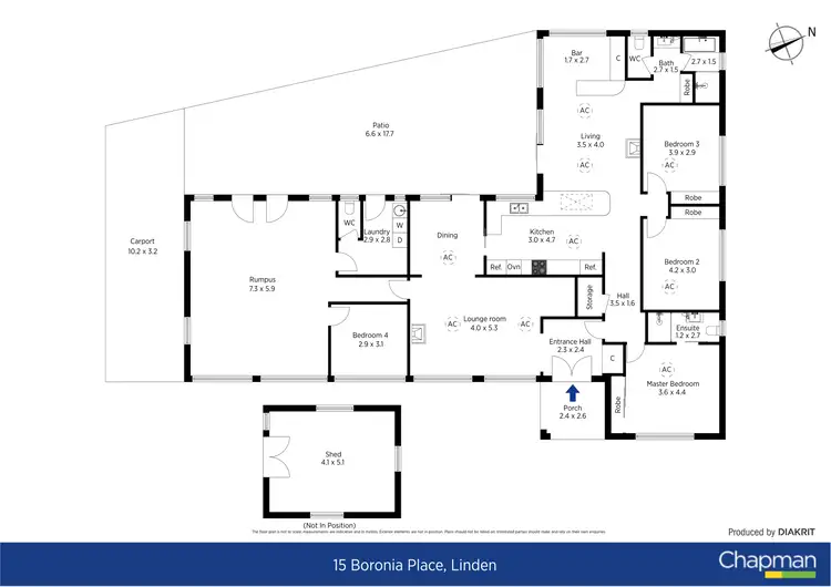 Floorplan of Homely house listing, 15 Boronia Place, Linden NSW 2778