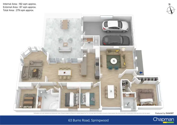 Floorplan of Homely house listing, 63 Burns Road, Springwood NSW 2777
