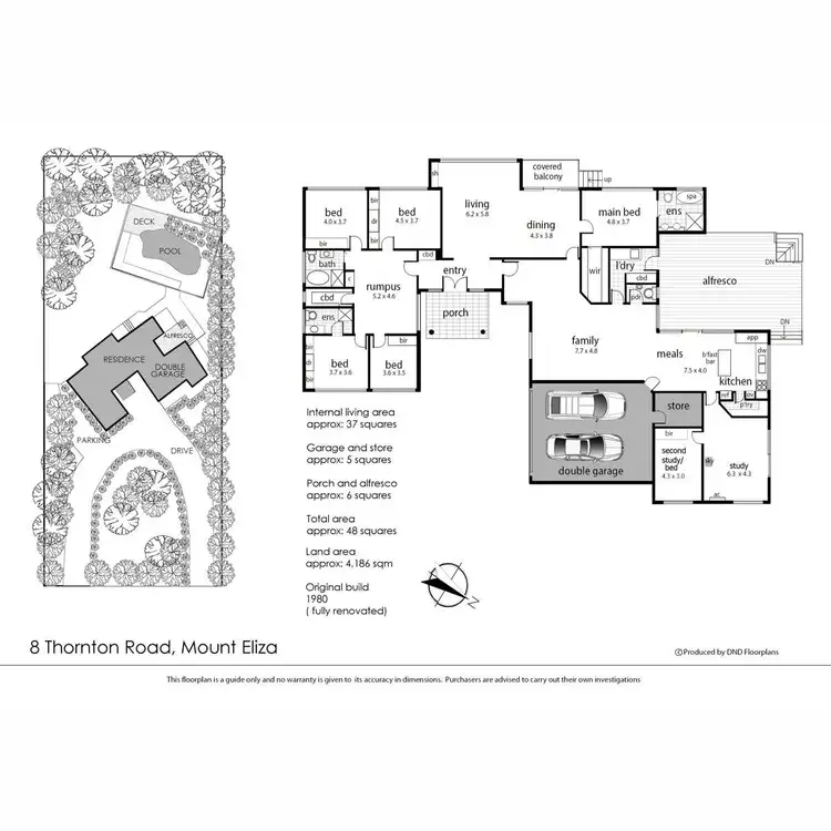Floorplan of Homely house listing, 8 Thornton Road, Mount Eliza VIC 3930