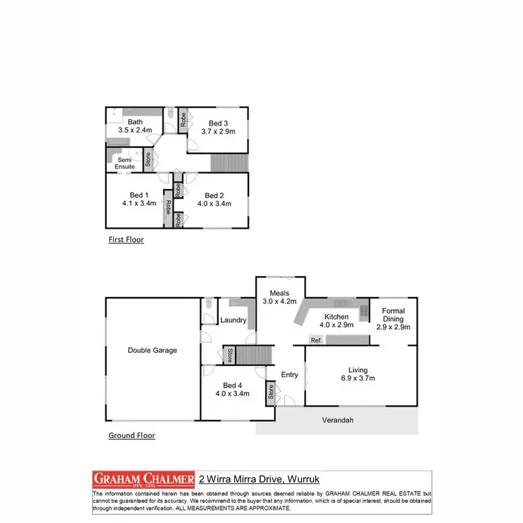 Floorplan of Homely house listing, 2 Wirra Mirra Drive, Wurruk VIC 3850