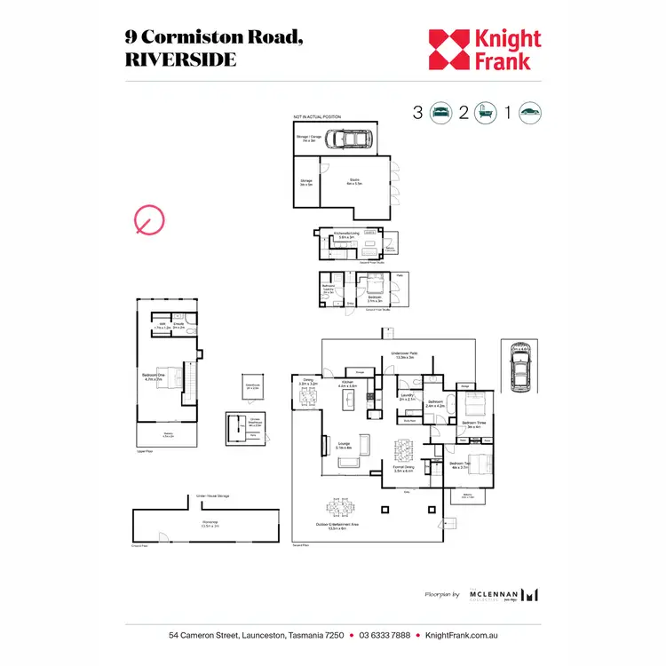 Floorplan of Homely house listing, 9 Cormiston Road, Riverside TAS 7250