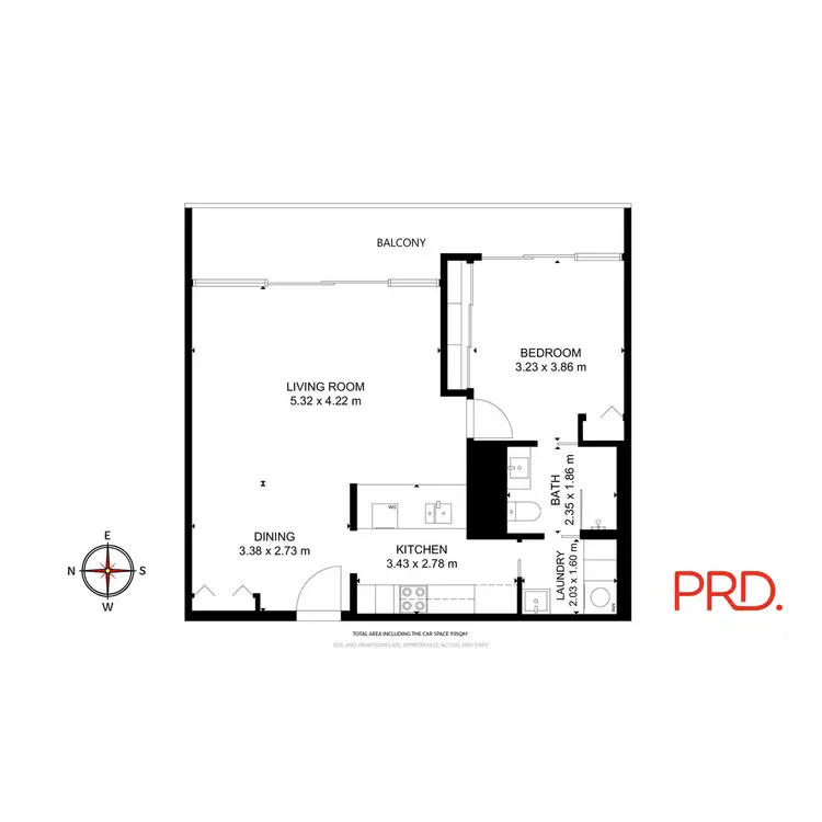 Floorplan of Homely unit listing, 302/12 Enderley Avenue, Surfers Paradise QLD 4217