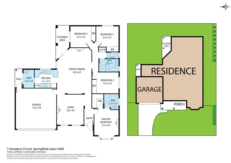 Floorplan of Homely house listing, 7 Amadeus Circuit, Springfield Lakes QLD 4300