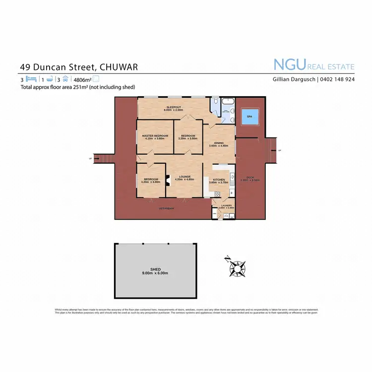 Floorplan of Homely house listing, 49 Duncan Street, Chuwar QLD 4306