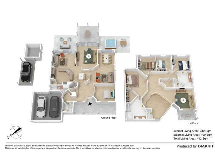 Floorplan of Homely house listing, 110 Copeland Drive, North Lakes QLD 4509