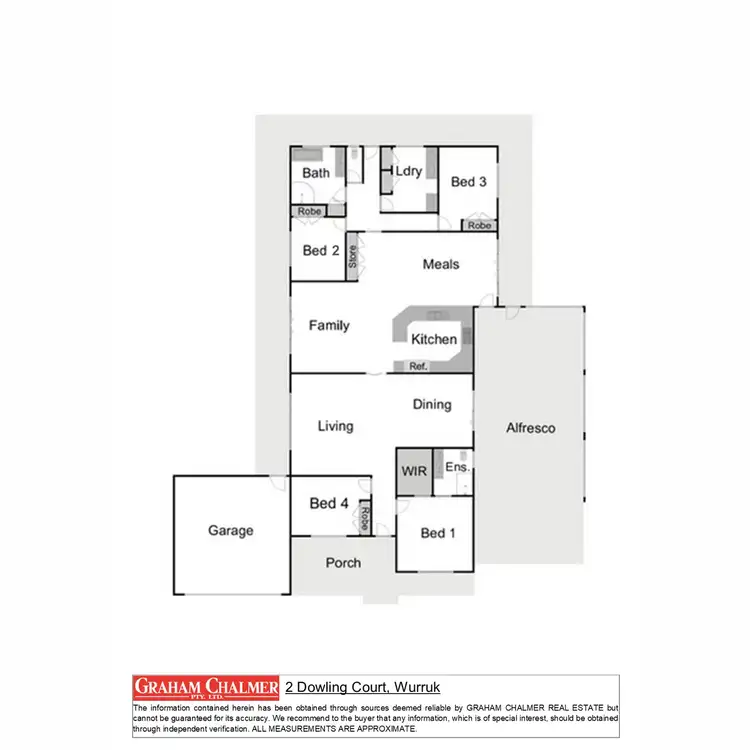 Floorplan of Homely house listing, 2 Dowling Court, Wurruk VIC 3850