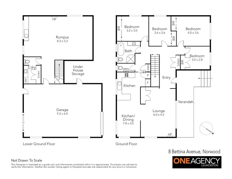 Floorplan of Homely house listing, 8 Bettina Avenue, Norwood TAS 7250