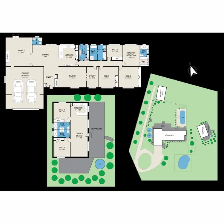 Floorplan of Homely rural property listing, 168 Palmers Lane, Pokolbin NSW 2320