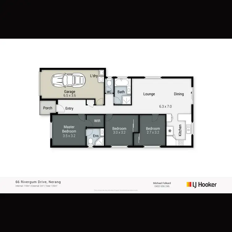 Floorplan of Homely house listing, 66 Rivergum Drive, Nerang QLD 4211