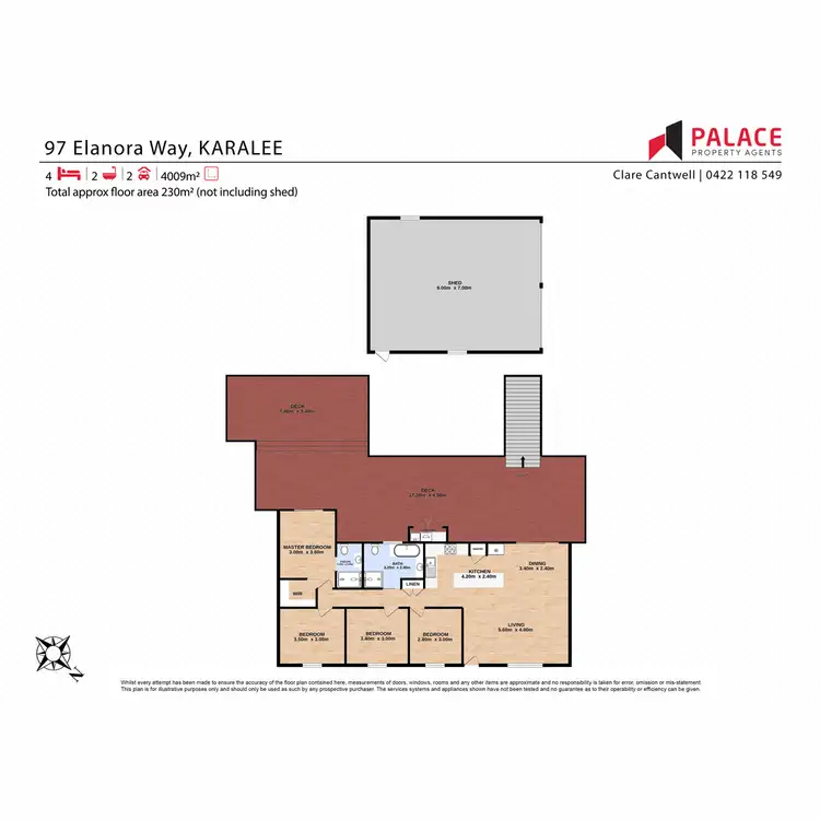 Floorplan of Homely house listing, 97 Elanora Way, Karalee QLD 4306