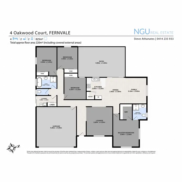 Floorplan of Homely house listing, 4 Oakwood Court, Fernvale QLD 4306