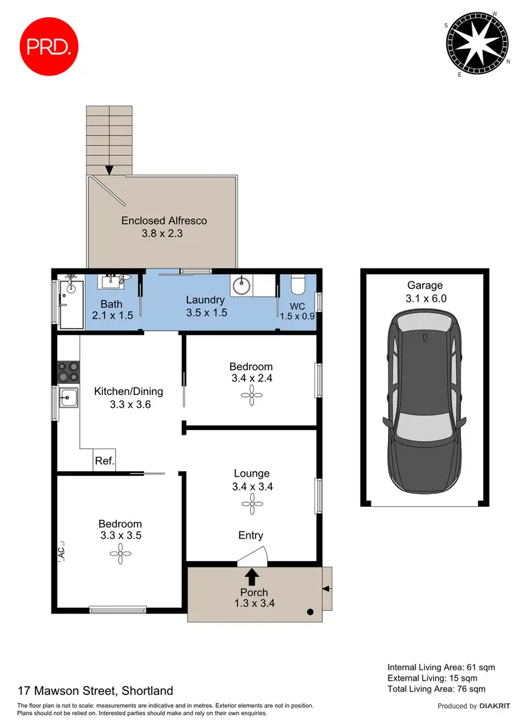 Floorplan of Homely house listing, 17 Mawson Street, Shortland NSW 2307