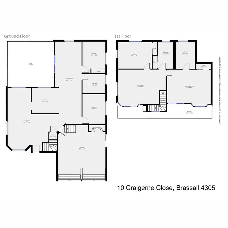 Floorplan of Homely house listing, 10 Craigerne Close, Brassall QLD 4305