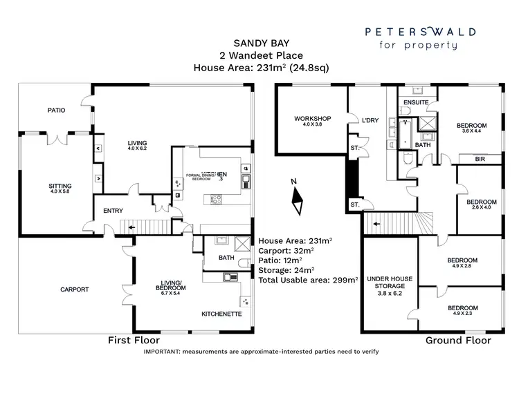 Floorplan of Homely house listing, 2 Wandeet Place, Sandy Bay TAS 7005