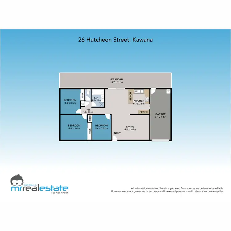 Floorplan of Homely house listing, 26 Hutcheon Street, Kawana QLD 4701
