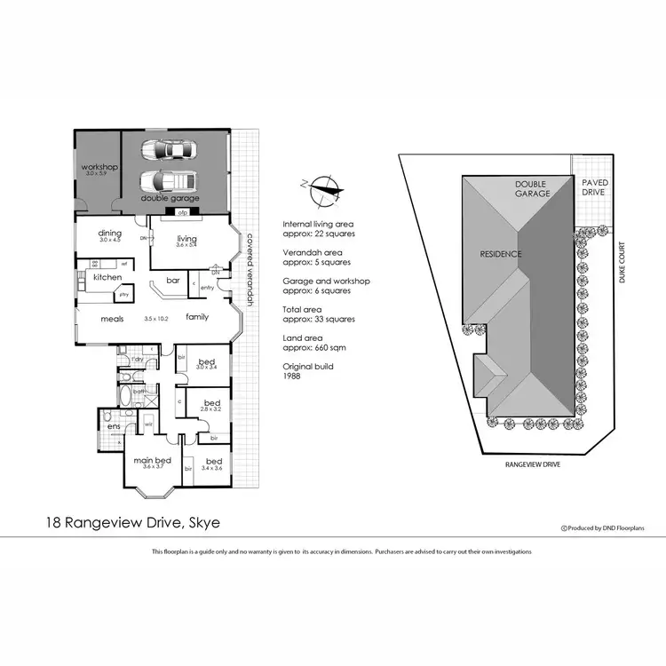 Floorplan of Homely house listing, 18 Rangeview Drive, Skye VIC 3977