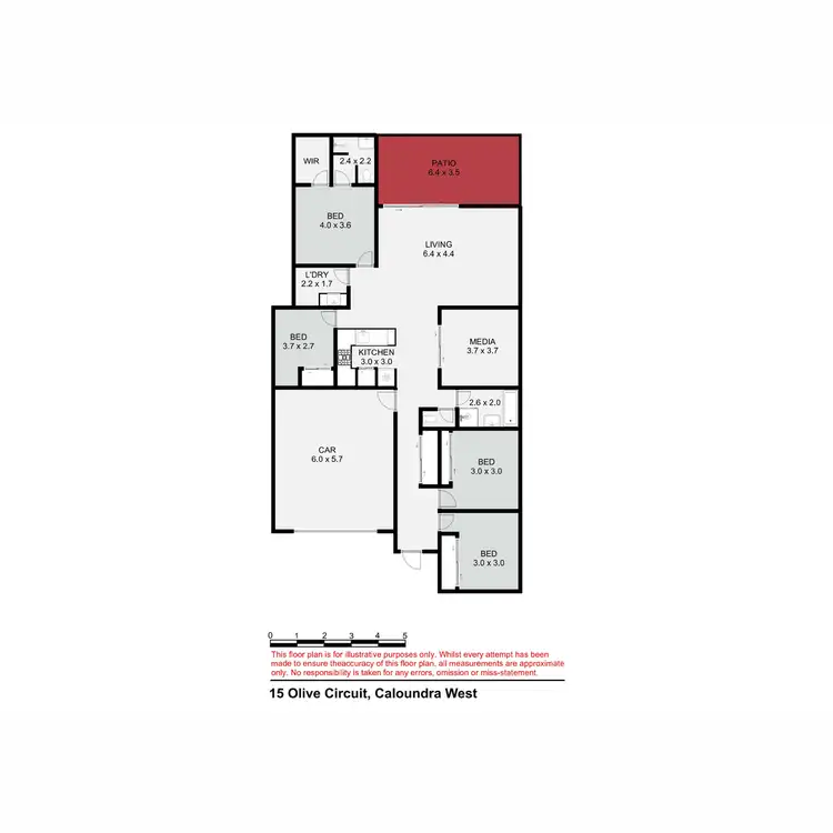 Floorplan of Homely house listing, 15 Olive Circuit, Caloundra West QLD 4551