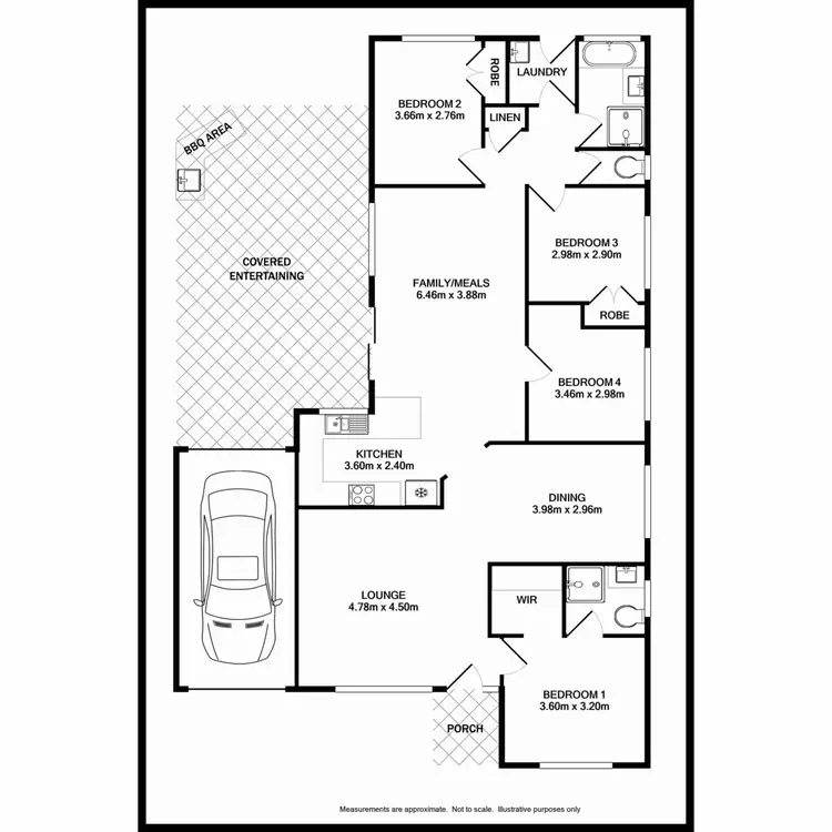 Floorplan of Homely house listing, 15 Musselburgh Close, Glenmore Park NSW 2745