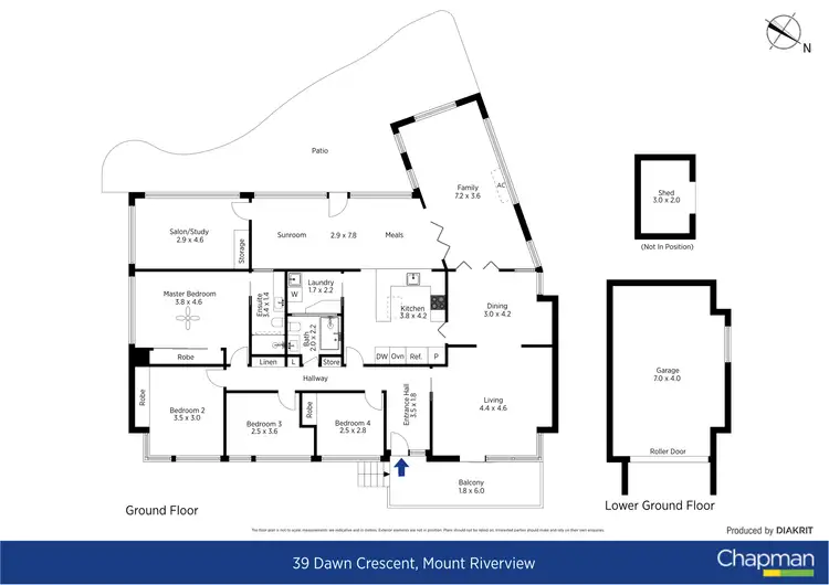 Floorplan of Homely house listing, 39 Dawn Crescent, Mount Riverview NSW 2774