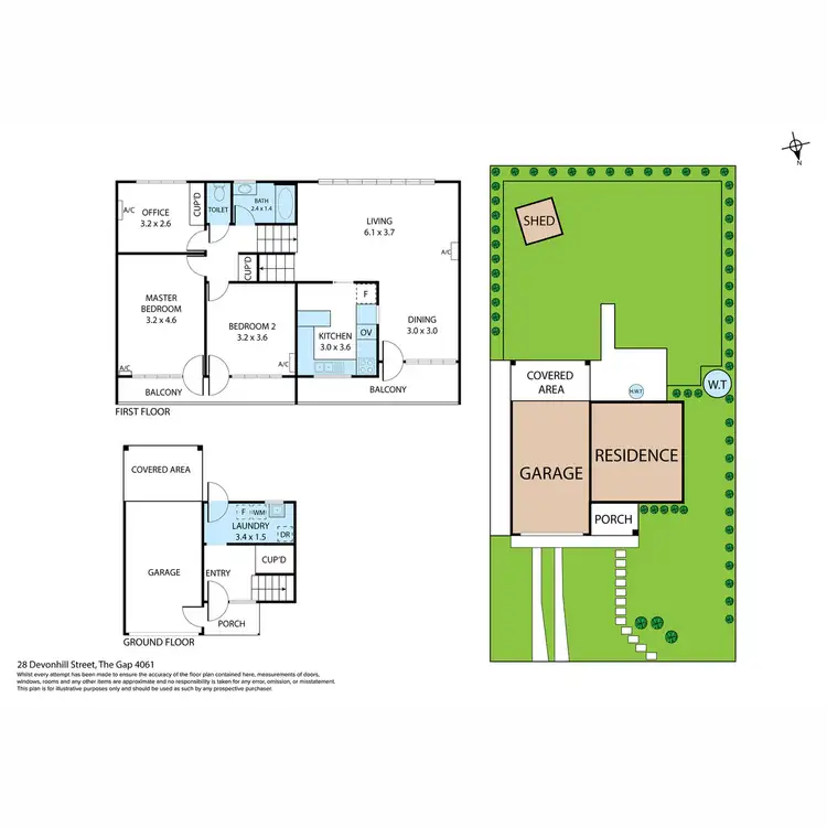 Floorplan of Homely house listing, 28 Devonhill Street, The Gap QLD 4061