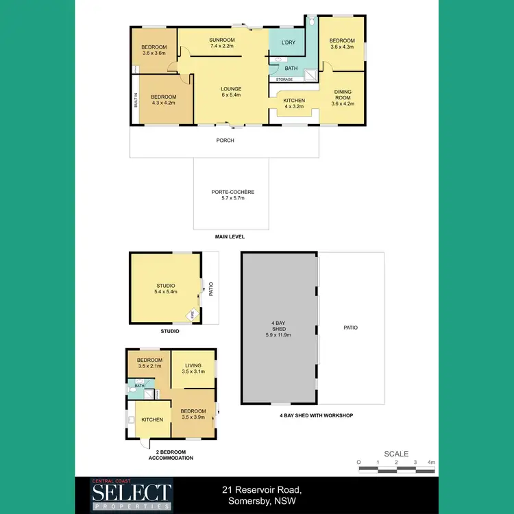 Floorplan of Homely rural property listing, 21 Reservoir Road, Somersby NSW 2250