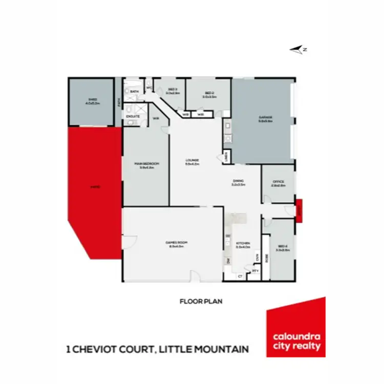Floorplan of Homely house listing, 1 Cheviot Court, Little Mountain QLD 4551