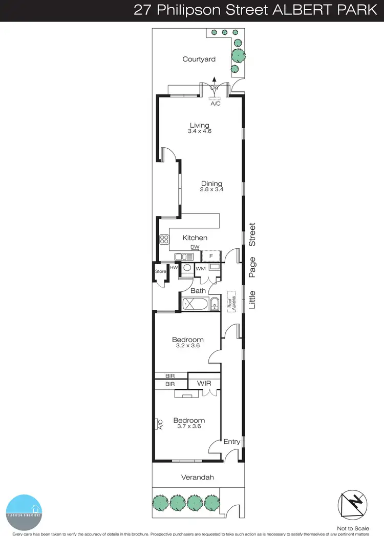 Floorplan of Homely house listing, 27 Philipson Street, Albert Park VIC 3206