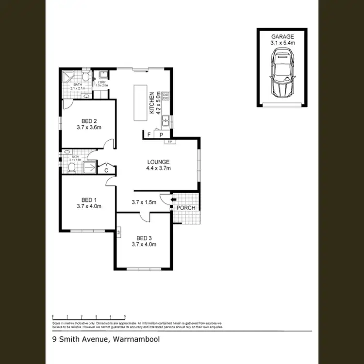 Floorplan of Homely house listing, 9 Smith Avenue, Warrnambool VIC 3280