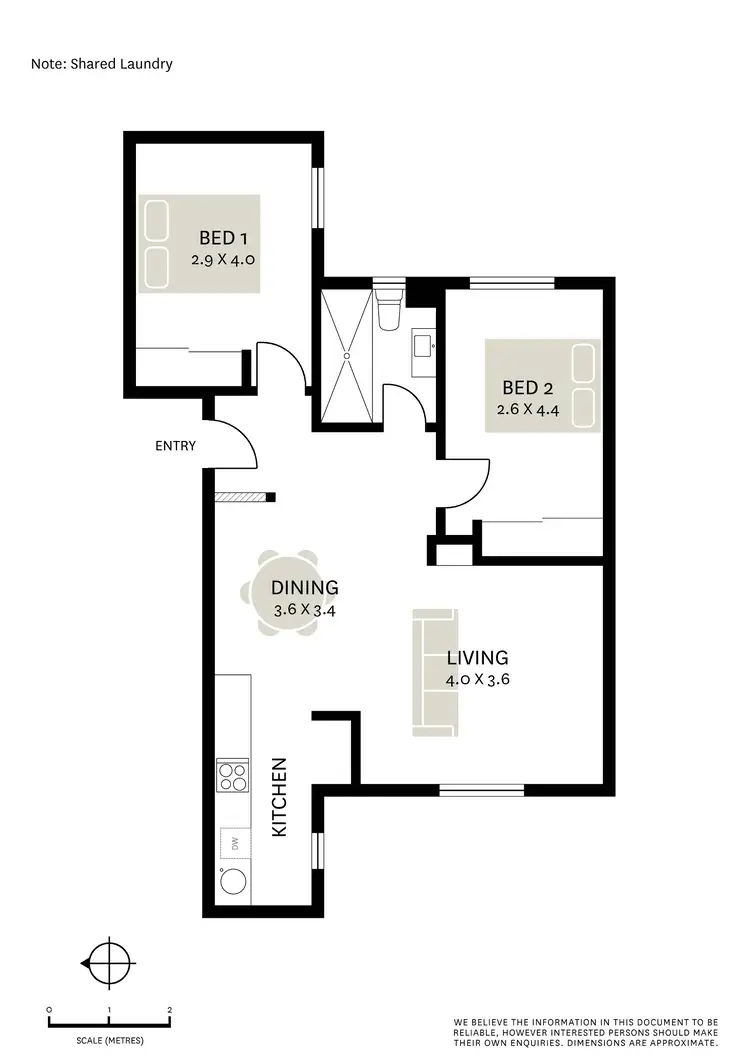 Floorplan of Homely apartment listing, 24/2-4 Greenknowe Avenue, Elizabeth Bay NSW 2011