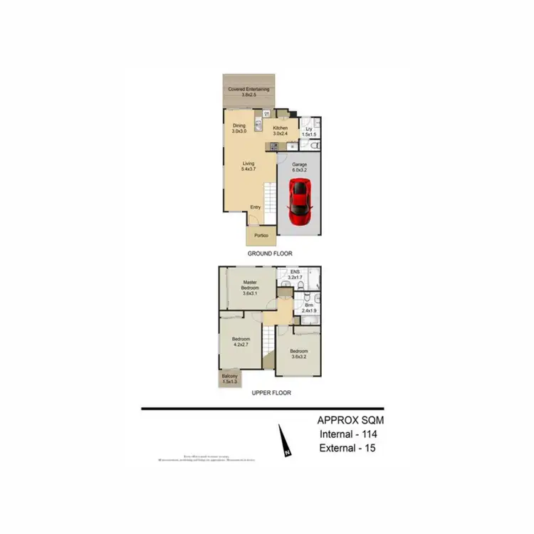 Floorplan of Homely townhouse listing, 9/57 Shayne Avenue, Deception Bay QLD 4508