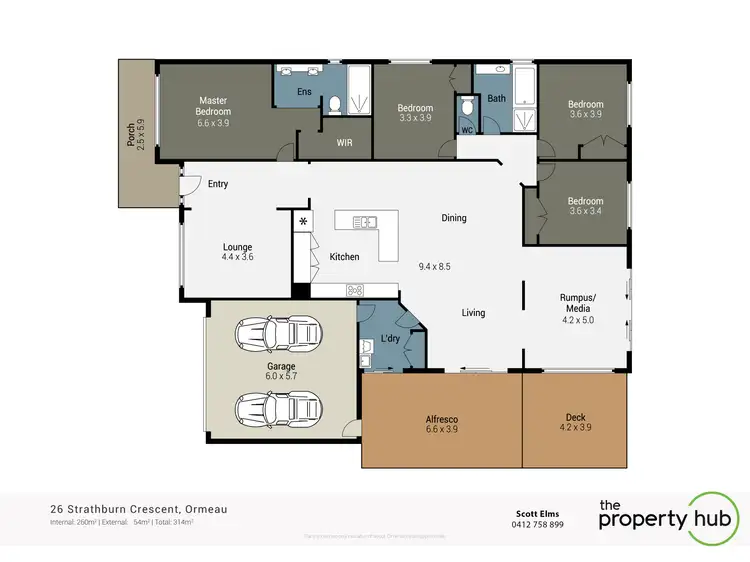 Floorplan of Homely house listing, 26 Strathburn Crescent, Ormeau QLD 4208