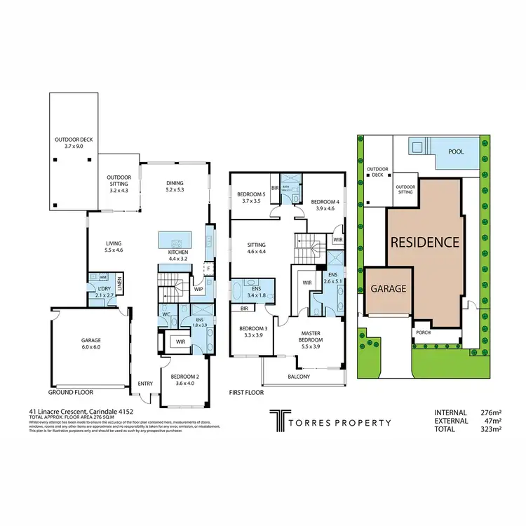 Floorplan of Homely house listing, 41 Linacre Crescent, Carindale QLD 4152