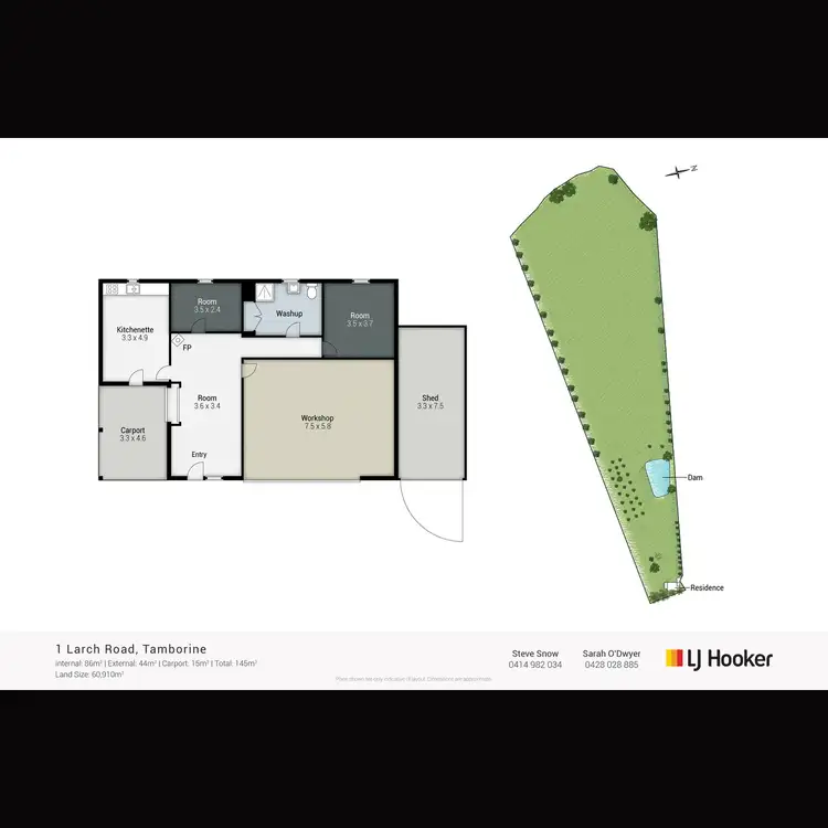 Floorplan of Homely land listing, 1 Larch Road, Tamborine QLD 4270