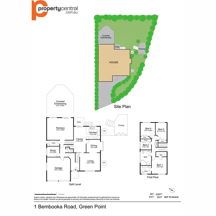 Floorplan of Homely house listing, 1 Bembooka Road, Green Point NSW 2251
