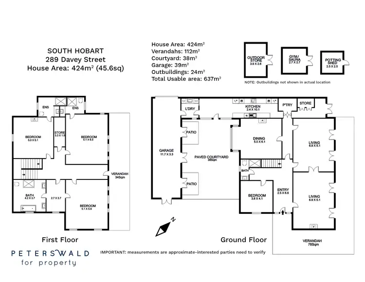 Floorplan of Homely house listing, 289 Davey Street, South Hobart TAS 7004
