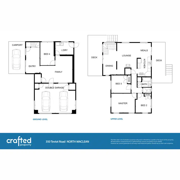 Floorplan of Homely rural property listing, 350 Teviot Road, North Maclean QLD 4280