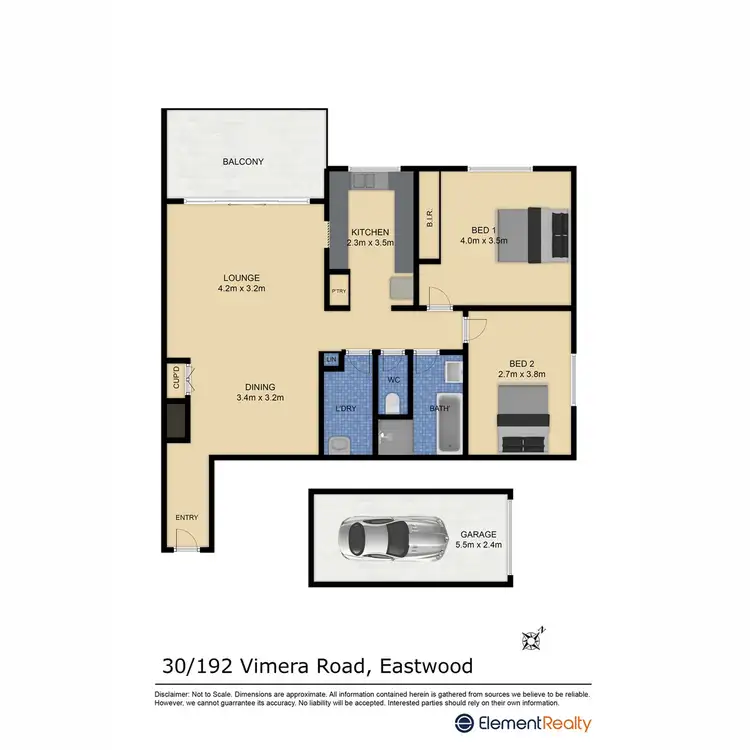 Floorplan of Homely unit listing, 30/192-200 Vimiera Road, Marsfield NSW 2122
