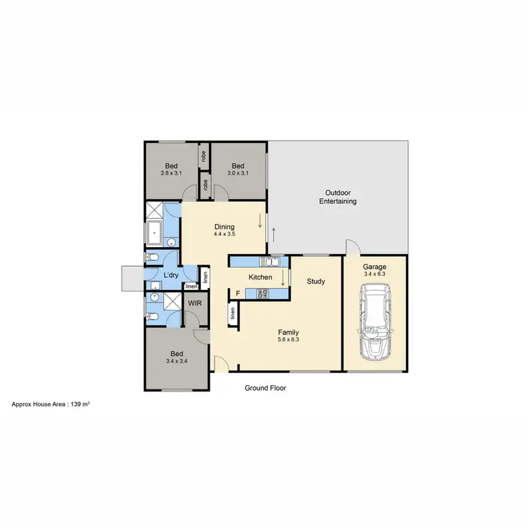 Floorplan of Homely house listing, 7 Heath Road, Dromana VIC 3936